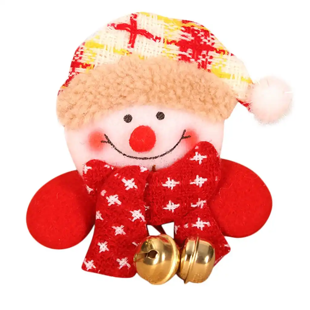 4pc santa snowman elk christmas decorations for home glowing