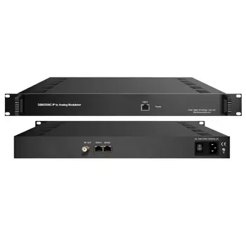 IP to RF analog Modulator 64 ip to 32 non-adjacen Analog Modulator CATV RF PAL or NTSC or SECAM 2 GE ports to RF DSM2500C
IP to RF analog Modulator 64 ip to 32 non-adjacen Analog Modulator CATV RF PAL or NTSC or SECAM 2 GE ports to RF DSM2500C
