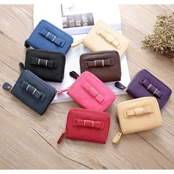 2020 New Bow Short Women's Wallet PU Leather Multi color Women Wallets For Ladies Card Holder Mini Clutch Bag Female Coin Purse
2020 New Bow Short Women's Wallet PU Leather Multi color Women Wallets For Ladies Card Holder Mini Clutch Bag Female Coin Purse