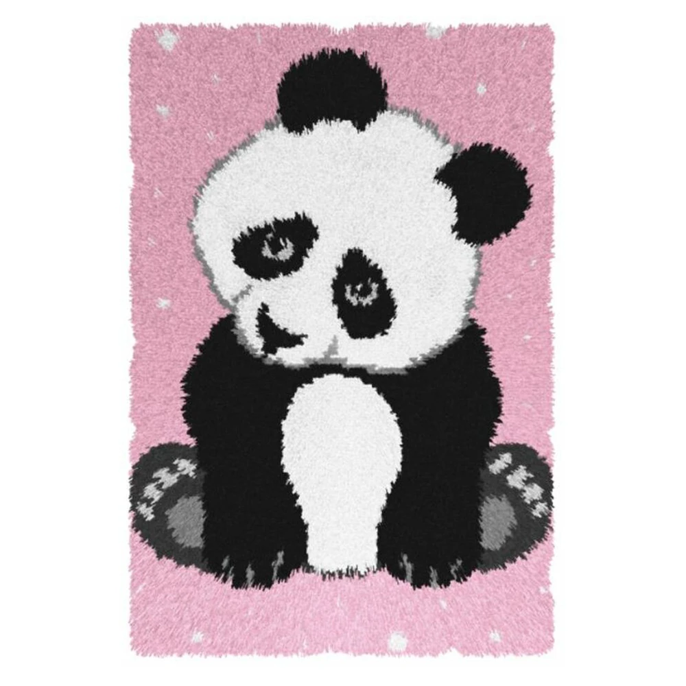 Latch hook rug kits Knot set carpet Crafts for adults Embroidery smooth sets Cross-stitch Unfinished accessories Panda Rug
Latch hook rug kits Knot set carpet Crafts for adults Embroidery smooth sets Cross-stitch Unfinished accessories Panda Rug