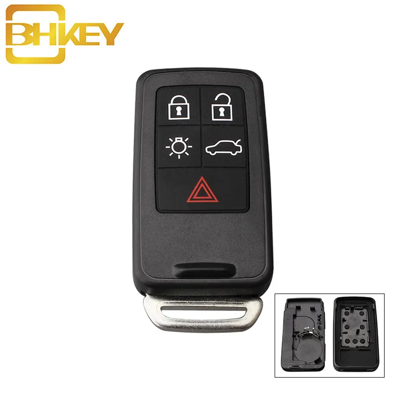 BHKEY 5 Buttons Replacement Smart Car Key Shell for Volvo XC60 XC40 S90 V40 XC70 V70 S40 V50 Car Remote Key Fob Case Cover
BHKEY 5 Buttons Replacement Smart Car Key Shell for Volvo XC60 XC40 S90 V40 XC70 V70 S40 V50 Car Remote Key Fob Case Cover