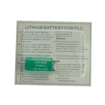 Original CR1/2AA CR14250 3V PLC Industrial Lithium CNC Battery with Welding Feet Pins for Varta CR1/2AA CR14250 Battery 
Original CR1/2AA CR14250 3V PLC Industrial Lithium CNC Battery with Welding Feet Pins for Varta CR1/2AA CR14250 Battery