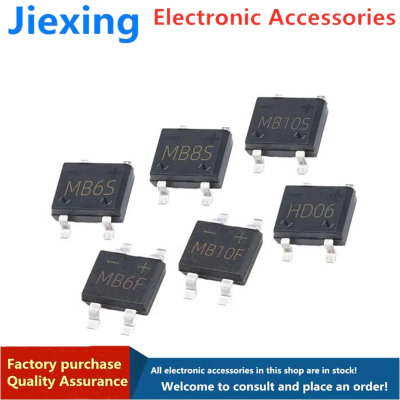 20 pieces of DB107S MB6S rectifier bridge single-phase bridge rectifier MB8S/MB10S/0.5A1000V bridge stack SOP4
20 pieces of DB107S MB6S rectifier bridge single-phase bridge rectifier MB8S/MB10S/0.5A1000V bridge stack SOP4