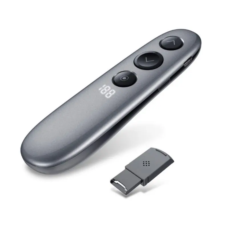 Wireless Presenter Highlighting Magnify LED LCD Mac/Digital Pointer Air Mouse Function ppt Presentation Clicker USB Rechargeable
Wireless Presenter Highlighting Magnify LED LCD Mac/Digital Pointer Air Mouse Function ppt Presentation Clicker USB Rechargeable