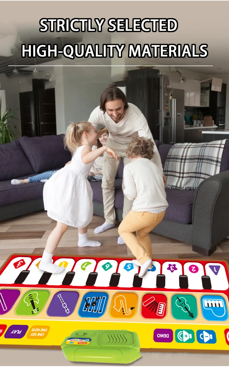 Generic 3 Types Multifunction Musical Instruments Mat Keyboard Best