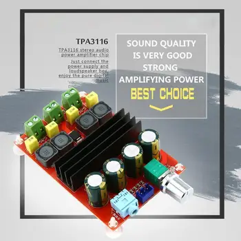 TPA3116 2*100W Digital Power Amplifier Board Dual Channel Digital Audio Amplifier Board Module Super Bass Ampl
TPA3116 2*100W Digital Power Amplifier Board Dual Channel Digital Audio Amplifier Board Module Super Bass Ampl
