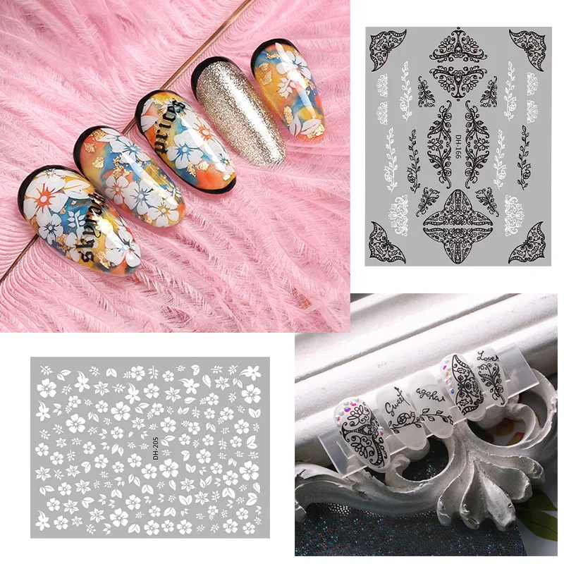 Flowers Element 3D Nail Sticker Stripe Shape Transfer Stickers Self-adhesive Decals Decorations for Nail Art Gel Polish
Flowers Element 3D Nail Sticker Stripe Shape Transfer Stickers Self-adhesive Decals Decorations for Nail Art Gel Polish