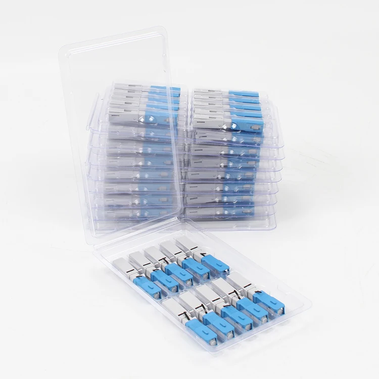 100pcs/box SC/ UPC Optical fiber covered wire SC UPC FTTH Fiber Optic SC Connector
100pcs/box SC/ UPC Optical fiber covered wire SC UPC FTTH Fiber Optic SC Connector