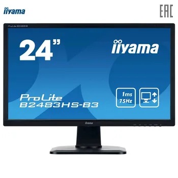 LCD Monitors Iiyama B2483HS-B3 PC peripherals computer game monitor FHD MVA 24'' 1920х1080(FHD) TN nonGLARE 250cd m2 H170° V160° 1000:1 80M:1 16.7M
LCD Monitors Iiyama B2483HS-B3 PC peripherals computer game monitor FHD MVA 24'' 1920х1080(FHD) TN nonGLARE 250cd m2 H170° V160° 1000:1 80M:1 16.7M