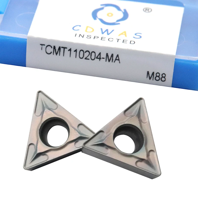 10PCS TCMT110204 MA M88 Carbide Inserts Internal Turning Tool TCMT 110204 Colorful Blade CNC Lathe Cutter Tools Cutting Tool
10PCS TCMT110204 MA M88 Carbide Inserts Internal Turning Tool TCMT 110204 Colorful Blade CNC Lathe Cutter Tools Cutting Tool