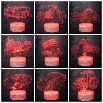 Modern Convenient Bus Retro Motorcycle Creative Decor Crack Desk Lamp 7 Color Changing Illusion Home Child Bedroom Night Light
Modern Convenient Bus Retro Motorcycle Creative Decor Crack Desk Lamp 7 Color Changing Illusion Home Child Bedroom Night Light
