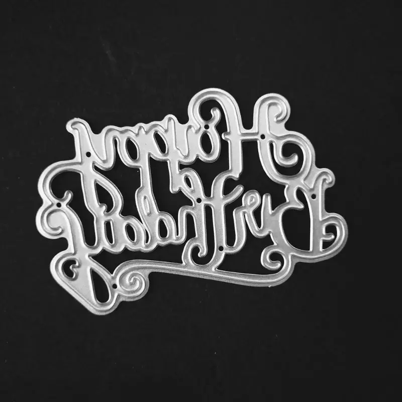 Happy Birthday Metal Cutting Dies Stencil DIY Scrapbooking Album Stamp Paper Card Embossing Crafts Decor E65B
Happy Birthday Metal Cutting Dies Stencil DIY Scrapbooking Album Stamp Paper Card Embossing Crafts Decor E65B