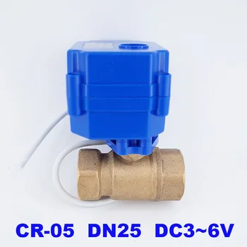 1 inch BSP DN25 3-6V DC Brass Motorized Ball Valve,2 way Electrical MINI Ball Valve CR-05 Wires electric automatic valve
1 inch BSP DN25 3-6V DC Brass Motorized Ball Valve,2 way Electrical MINI Ball Valve CR-05 Wires electric automatic valve
