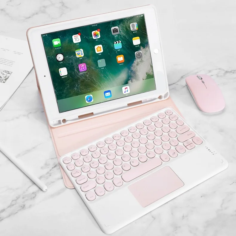 For IPad Keyboard Smart Case with Toucpad Keyboard Mouse for IPad Air 3 4 7th 8th Generation Pro 11 9.7 2017 2018 10.2 8th 7th
For IPad Keyboard Smart Case with Toucpad Keyboard Mouse for IPad Air 3 4 7th 8th Generation Pro 11 9.7 2017 2018 10.2 8th 7th