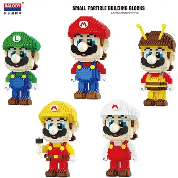 782pcs+ Balody Marioedly Bros Diamond Building Block Big Nose Miner Bee Luigi Figure Model For Micro Bricks Toys
782pcs+ Balody Marioedly Bros Diamond Building Block Big Nose Miner Bee Luigi Figure Model For Micro Bricks Toys