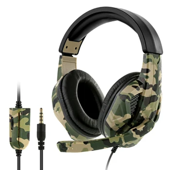 New 3.5mm Camouflage Gaming Headset Professional Gamer Stereo Head-mounted Headphone Computer Earphones for PS4 PS3 Xbox Switch
New 3.5mm Camouflage Gaming Headset Professional Gamer Stereo Head-mounted Headphone Computer Earphones for PS4 PS3 Xbox Switch