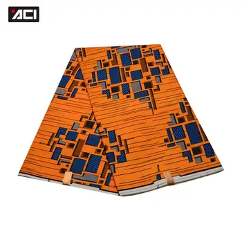 ACI African Print Wax Fabric 6 Yards/Piece Tissu Wax African Ankara Fabrics 100% Polyester Pongee Batik Wax For Wedding Dress
ACI African Print Wax Fabric 6 Yards/Piece Tissu Wax African Ankara Fabrics 100% Polyester Pongee Batik Wax For Wedding Dress