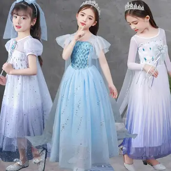 Summer Snow Queen 2 Dress Girl Kid Dresses For Girl Christmas Children Cosplay Long Sleeve Princess Dress 7 10 12 Years Vestidos
Summer Snow Queen 2 Dress Girl Kid Dresses For Girl Christmas Children Cosplay Long Sleeve Princess Dress 7 10 12 Years Vestidos