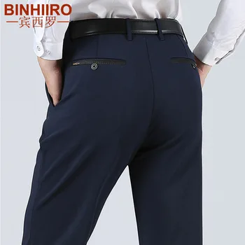 BINHIIRO Brand 2020 Men's Suit Pants Loose Comfortable Solid Color Casual Pants Autumn Stretch Business Office Dress Suit Pants 
BINHIIRO Brand 2020 Men's Suit Pants Loose Comfortable Solid Color Casual Pants Autumn Stretch Business Office Dress Suit Pants
