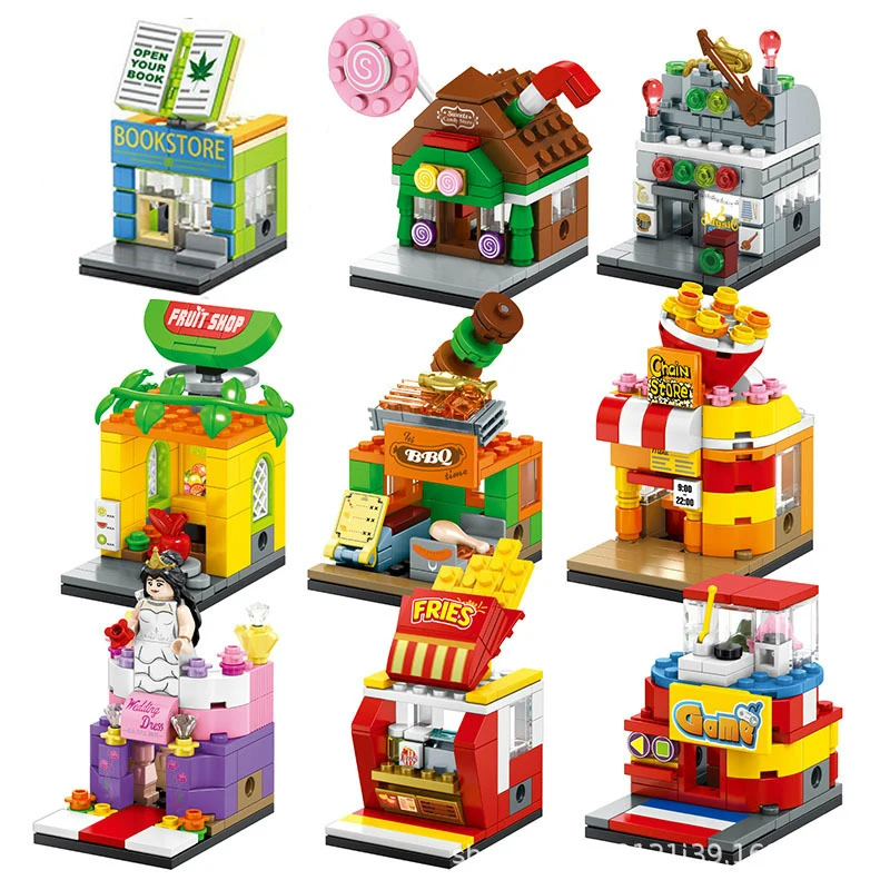 Miniature Landscape Stacking Blocks Mini City Street View Building Blocks DIY House Assembling Children's Educational Toy Gifts
Miniature Landscape Stacking Blocks Mini City Street View Building Blocks DIY House Assembling Children's Educational Toy Gifts