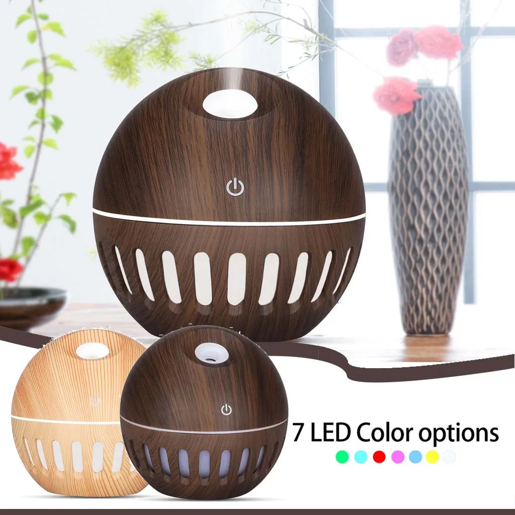 Usb Aroma Diffuser Ultrasonic Cool Mist Humidifier Air Purifier 7 Color Change Led Light For Office Home 130ml Humidifier#g4 |