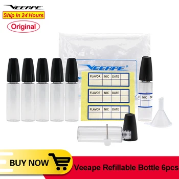 6pcs/lot Veeape Refillable Bottles e-juice bottle 15ml with Needle tip Empty plastic Storage Dropper Bottle for e-cigarette vape
6pcs/lot Veeape Refillable Bottles e-juice bottle 15ml with Needle tip Empty plastic Storage Dropper Bottle for e-cigarette vape