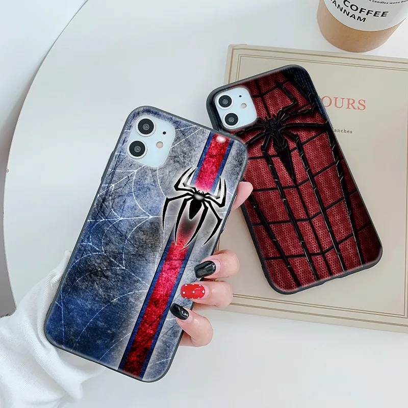 Super hero Cartoons soft case for iphone 12 11 pro x xs max xr 8 7 6 6s plus SE 2 silicone phone cover Comic spider coque fundas
Super hero Cartoons soft case for iphone 12 11 pro x xs max xr 8 7 6 6s plus SE 2 silicone phone cover Comic spider coque fundas