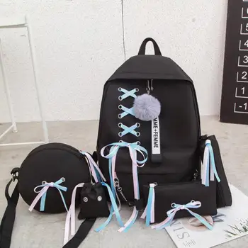 2020 Girl School Bag For Teenage Solid Backpack College Wind Schoolbag Women High Student Bag Bow Bundle Backpacks
2020 Girl School Bag For Teenage Solid Backpack College Wind Schoolbag Women High Student Bag Bow Bundle Backpacks