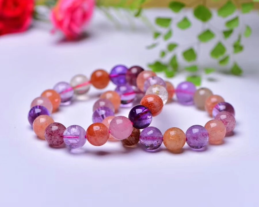 12mm Genuine Natural Super Seven 7 Colorful Rutilated Quartz Crystal Clear Round Beads Bracelet For Women Men Jewelry AAAAA
12mm Genuine Natural Super Seven 7 Colorful Rutilated Quartz Crystal Clear Round Beads Bracelet For Women Men Jewelry AAAAA