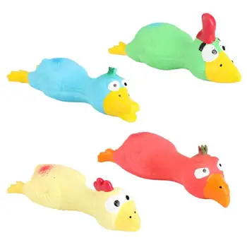 

Screaming Chicken Squeeze Sound Toy Pets Dog Toys Product Shrilling Decompression Tool Squeak Vent chicken Chew Training