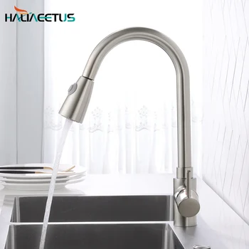 Pull Out Kitchen Faucet Brass 360 Degree Swivel Taps Kitchen Mixer Tap Single Handle Faucets Mixers
Pull Out Kitchen Faucet Brass 360 Degree Swivel Taps Kitchen Mixer Tap Single Handle Faucets Mixers