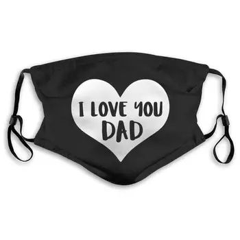 I Love You Dad Mouth Cover Mask with PM2.5 Filters 5 Layers of Protection for Men and Women Black
I Love You Dad Mouth Cover Mask with PM2.5 Filters 5 Layers of Protection for Men and Women Black
