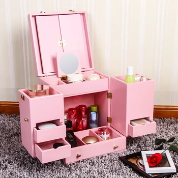 Japanese Cosmetic Box With Mirror And Cover Large Cosmetics Storage And Reception Cabinet Dust-proof Girl
Japanese Cosmetic Box With Mirror And Cover Large Cosmetics Storage And Reception Cabinet Dust-proof Girl