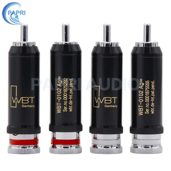 PAPRI 4PCS DIY RCA Plugs HiFi Repair Speaker Jack Audio Pure Brass Rhodium Plated Connector Plug For Audio Amplifier
PAPRI 4PCS DIY RCA Plugs HiFi Repair Speaker Jack Audio Pure Brass Rhodium Plated Connector Plug For Audio Amplifier