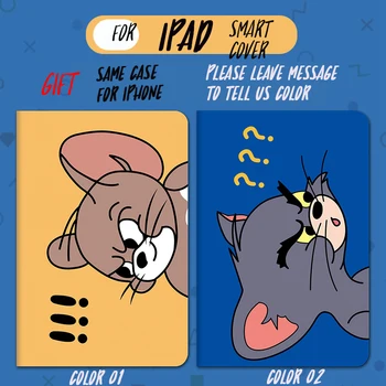 Cute Cat mouse Flip Cover For iPad Air 3 Pro 9.7 10.2 10.5 11 12.9 2019 2020 Tablet Case For ipad 9.7 2018 5th 6th 7th shell
Cute Cat mouse Flip Cover For iPad Air 3 Pro 9.7 10.2 10.5 11 12.9 2019 2020 Tablet Case For ipad 9.7 2018 5th 6th 7th shell