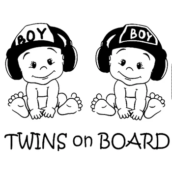 Cartoons Car Sticker Lovely Twins on Board Cute Safety Sign Baby on Board for Car Styling Vinyl Motorcycl Decals PVC 16cm X 12cm
Cartoons Car Sticker Lovely Twins on Board Cute Safety Sign Baby on Board for Car Styling Vinyl Motorcycl Decals PVC 16cm X 12cm