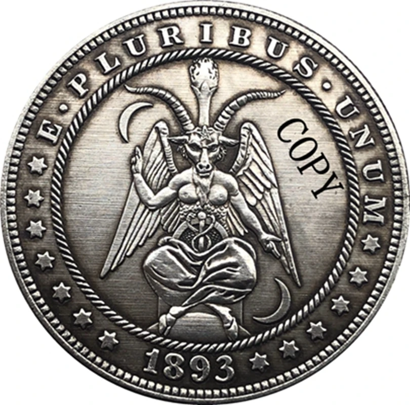 Хобо никель 1893 S сша Морган доллар Монета КОПИЯ Тип 160|Безвалютные монеты| |