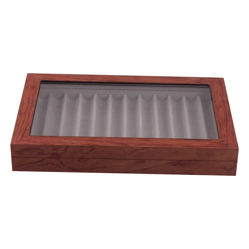12 Pen Wooden Pen Box Display Storage Case Pen Holder Collector Organizer Box with Transparent Window
12 Pen Wooden Pen Box Display Storage Case Pen Holder Collector Organizer Box with Transparent Window