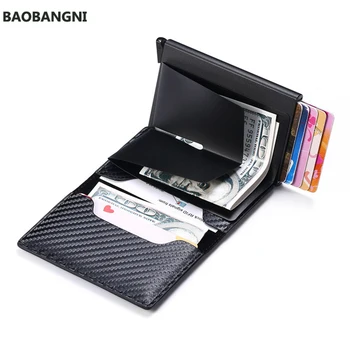 Anti-theft Rfid Blocking Smart Wallet Men Vintage Wallet PU Leather Unisex Security Information Aluminum Mini Purse
Anti-theft Rfid Blocking Smart Wallet Men Vintage Wallet PU Leather Unisex Security Information Aluminum Mini Purse