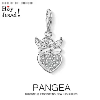 Angel with Heart 925 Sterling Silver Charms For Women Girls 2020 Spring Brand New Roamntic Gift DIY Accessories Fashion Jewelry
Angel with Heart 925 Sterling Silver Charms For Women Girls 2020 Spring Brand New Roamntic Gift DIY Accessories Fashion Jewelry