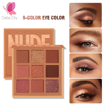 Cellacity 9 Color Eyeshadow Pallete Glitter Eyeshadow Powder Waterproof Lasting Shimmer Metallic Easy To Makeup Eyeshadow
Cellacity 9 Color Eyeshadow Pallete Glitter Eyeshadow Powder Waterproof Lasting Shimmer Metallic Easy To Makeup Eyeshadow