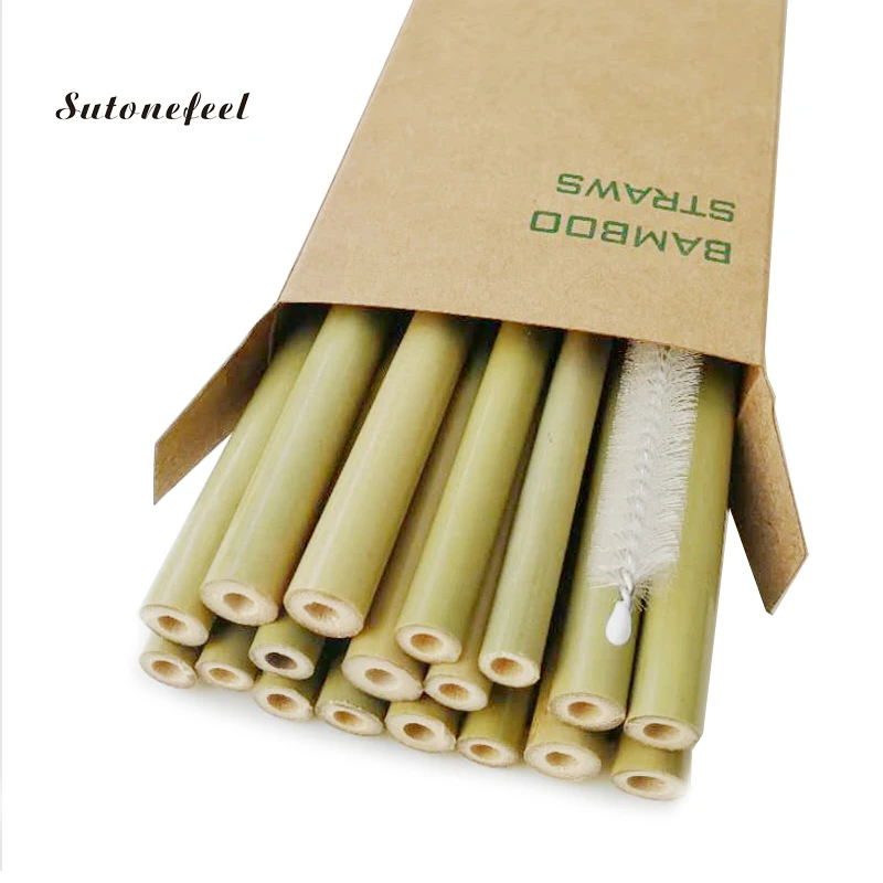18PCS Reusable Bamboo Straw with Brush Eco-Friendly Nature Bamboo Straws for Wedding Party Home Decoration
18PCS Reusable Bamboo Straw with Brush Eco-Friendly Nature Bamboo Straws for Wedding Party Home Decoration