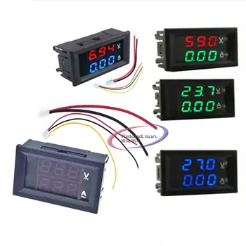Mini Digital Voltmeter Ammeter DC 100V 10A Panel Amp Volt Voltage Current Meter Tester 0.56" Blue Red Dual LED Display
Mini Digital Voltmeter Ammeter DC 100V 10A Panel Amp Volt Voltage Current Meter Tester 0.56" Blue Red Dual LED Display