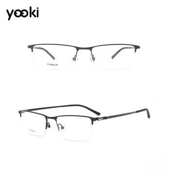 Titanium Glasses Frame Men 2019 New Prescription Eye Glasses Semi Rimless Square Eyeglasses Myopia Optical Eyewear P9848
Titanium Glasses Frame Men 2019 New Prescription Eye Glasses Semi Rimless Square Eyeglasses Myopia Optical Eyewear P9848