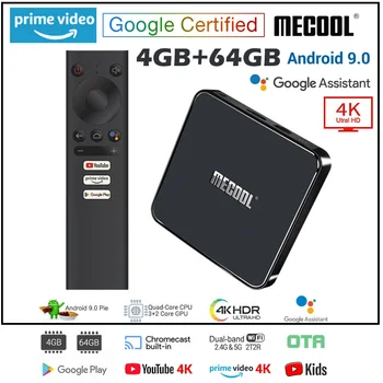 MECOOL S905X3 Primary Video 4GB+64GB TV Box, KM1 Android 9.0 Amlogic Quad Core 4K TVBox BT4.2 2.4G/5G WiFi Smart Set-Top Box
MECOOL S905X3 Primary Video 4GB+64GB TV Box, KM1 Android 9.0 Amlogic Quad Core 4K TVBox BT4.2 2.4G/5G WiFi Smart Set-Top Box