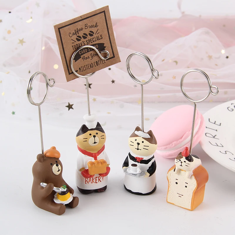 1pc Cute Card Note Holder Clip Japanese Animal Resin Decoration Message Paper Photo Clip Stand Stationery Office School Supplies
1pc Cute Card Note Holder Clip Japanese Animal Resin Decoration Message Paper Photo Clip Stand Stationery Office School Supplies