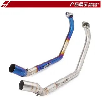 2019 new motorcycle exhaust pipe Moto modified front section For R15 V3 split front section burnt blue silver section
2019 new motorcycle exhaust pipe Moto modified front section For R15 V3 split front section burnt blue silver section