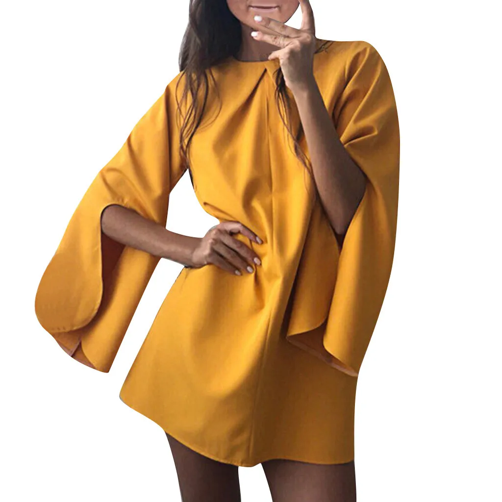 Sexy Women Multiway Wrap Convertible Boho O-Neck Solid Slit Flare Sleeve Short Mini Dress Beach Style Strap Sundress Vestidos
Sexy Women Multiway Wrap Convertible Boho O-Neck Solid Slit Flare Sleeve Short Mini Dress Beach Style Strap Sundress Vestidos