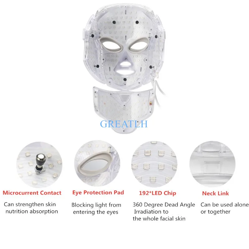 Mask Beauty tool Wrinkle Acne Removal 7 Colors LED Light Therapy Mask Care Rejuvenation Beauty Led Mask Photon Therapy
Mask Beauty tool Wrinkle Acne Removal 7 Colors LED Light Therapy Mask Care Rejuvenation Beauty Led Mask Photon Therapy