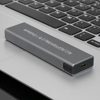 M.2 Hard Drive Box SATA + NVME 2 in 1 HDD Enclosure 10Gbps High Speed Transmission with Data Cable
M.2 Hard Drive Box SATA + NVME 2 in 1 HDD Enclosure 10Gbps High Speed Transmission with Data Cable